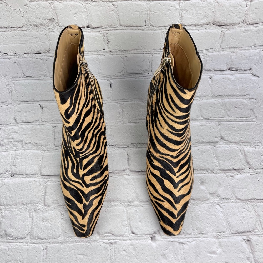 NWOB Samantha Genuine Calf Hair Bootie SAM EDELMAN - Picture 6 of 15